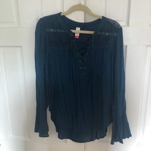 Teal Blouse